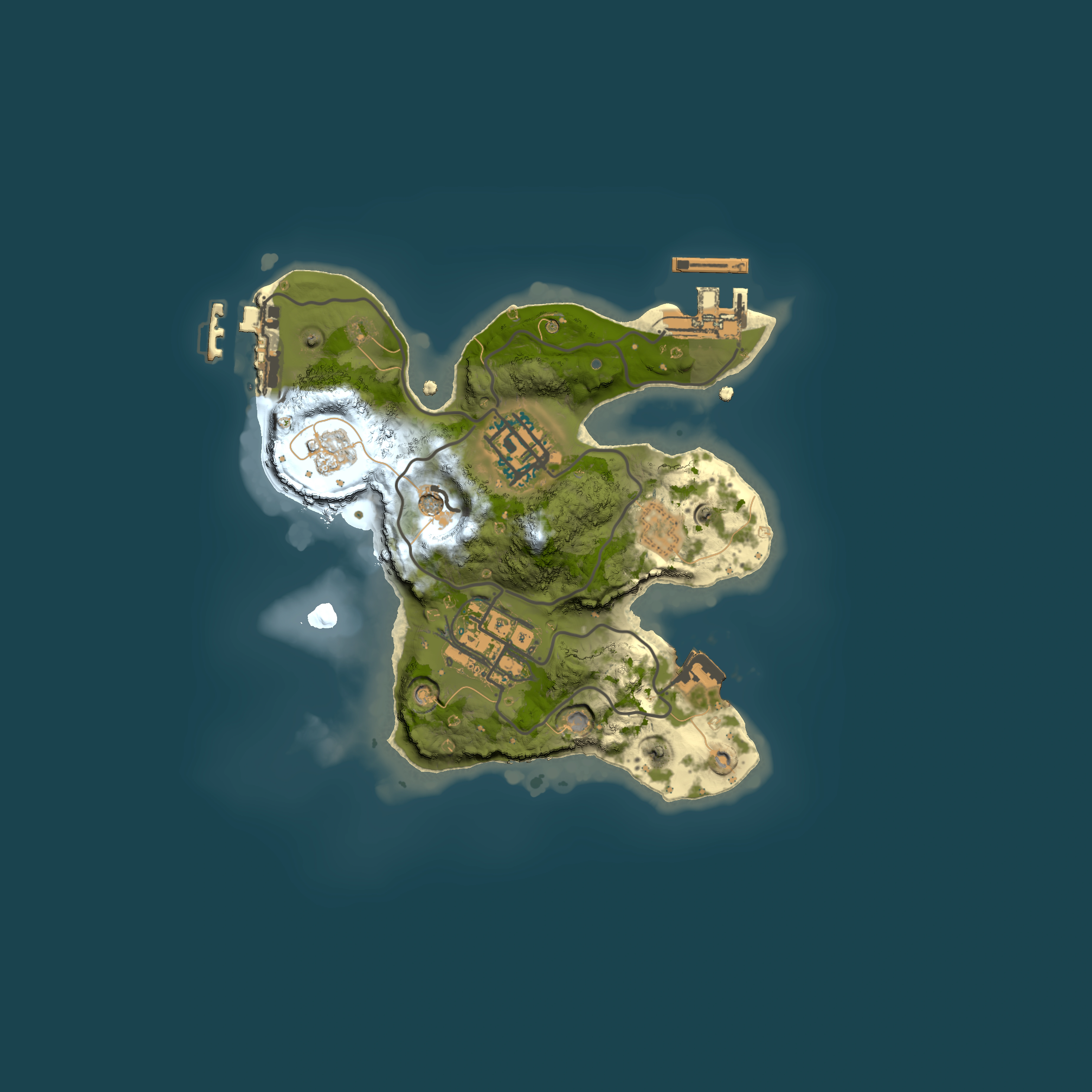 Full top-down render of Rust map seed 195297762, 2000x2000m
