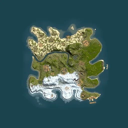 Rust map seed 1240605292, 3000x3000m top-down preview