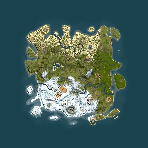 Rust map seed 954255619, 4000x4000m top-down preview
