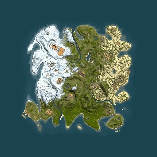 Rust map seed 1271377656, 4000x4000m top-down preview