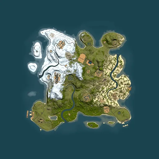 Rust map seed 398775212, 3500x3500m top-down preview
