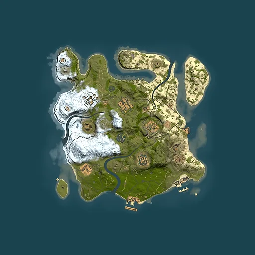 Rust map seed 562208924, 3000x3000m top-down preview