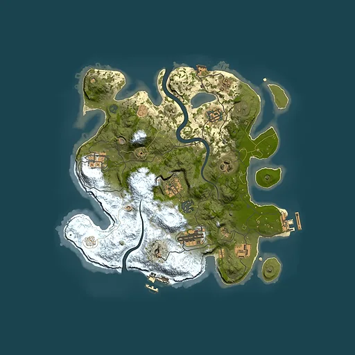 Rust map seed 763545175, 3000x3000m top-down preview