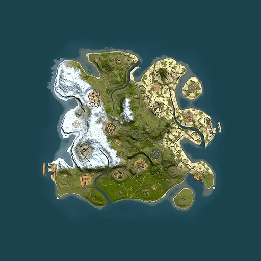 Rust map seed 798010069, 3000x3000m top-down preview