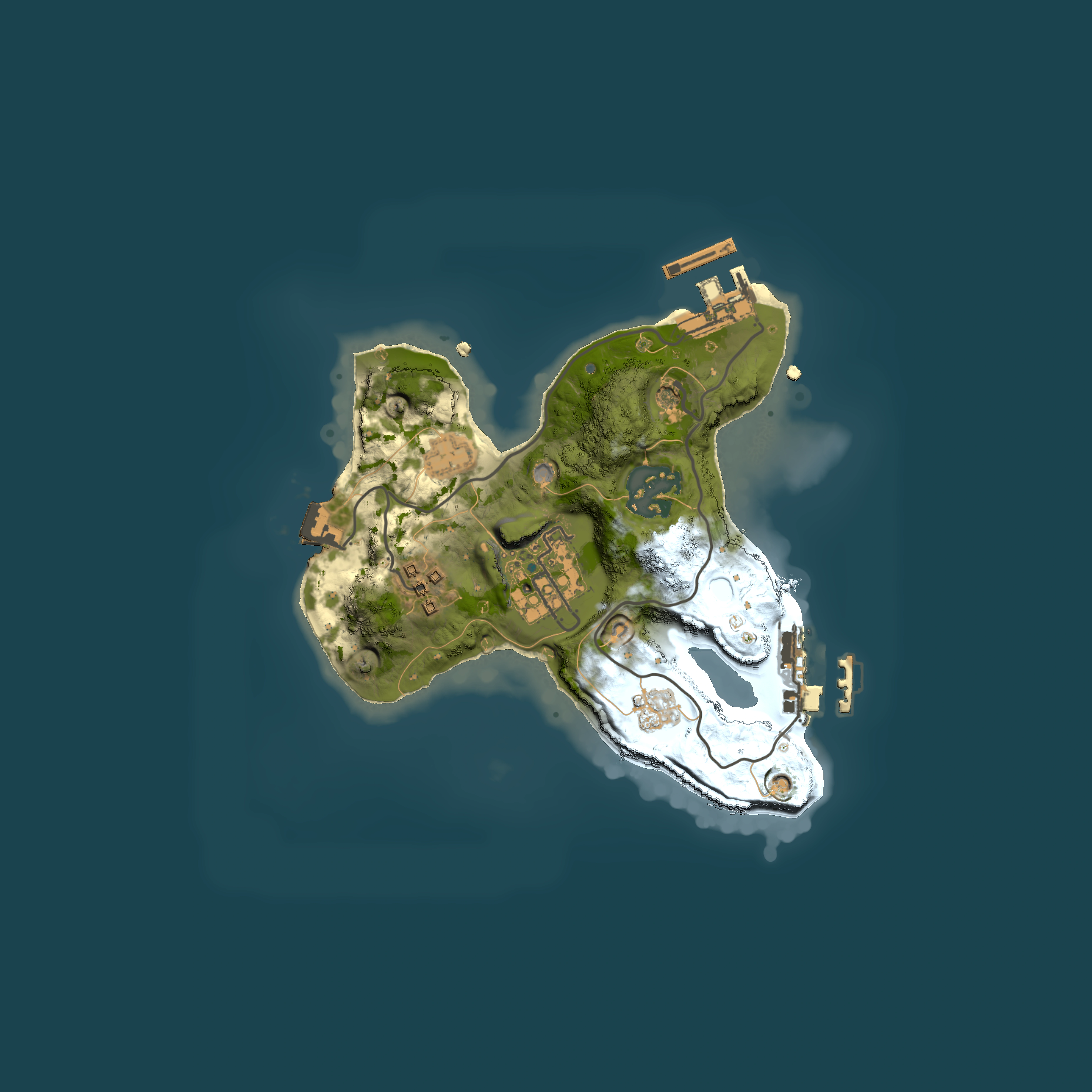 Full top-down render of Rust map seed 1527882860, 2000x2000m