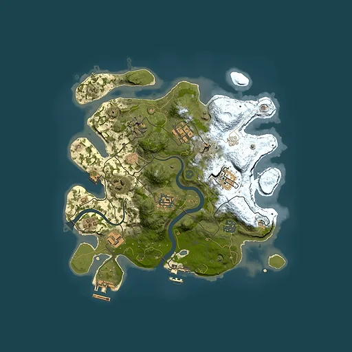 Rust map seed 252121475, 3000x3000m top-down preview