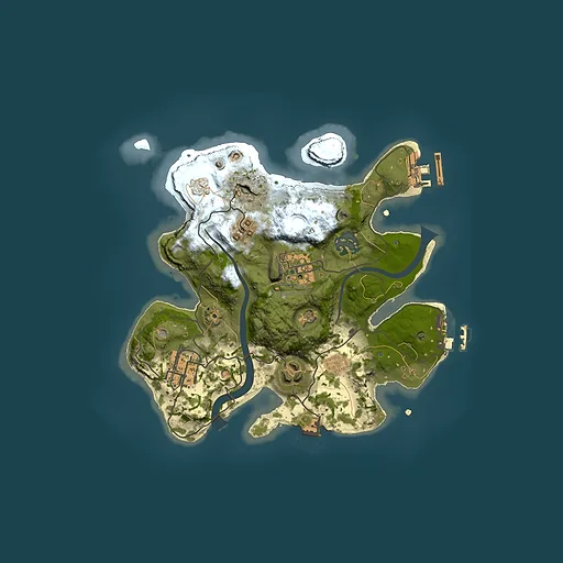 Rust map seed 1211783157, 2500x2500m top-down preview