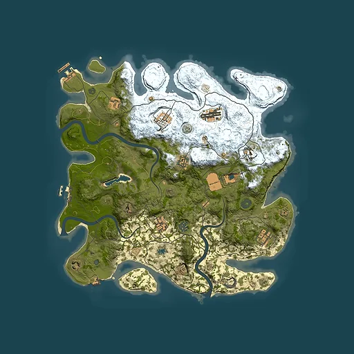 Rust map seed 1751239320, 4000x4000m top-down preview