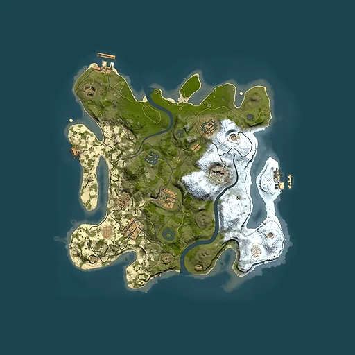Rust map seed 1750491096, 3000x3000m top-down preview