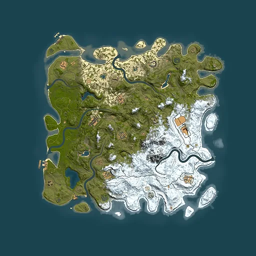 Rust map seed 2096969268, 5000x5000m top-down preview
