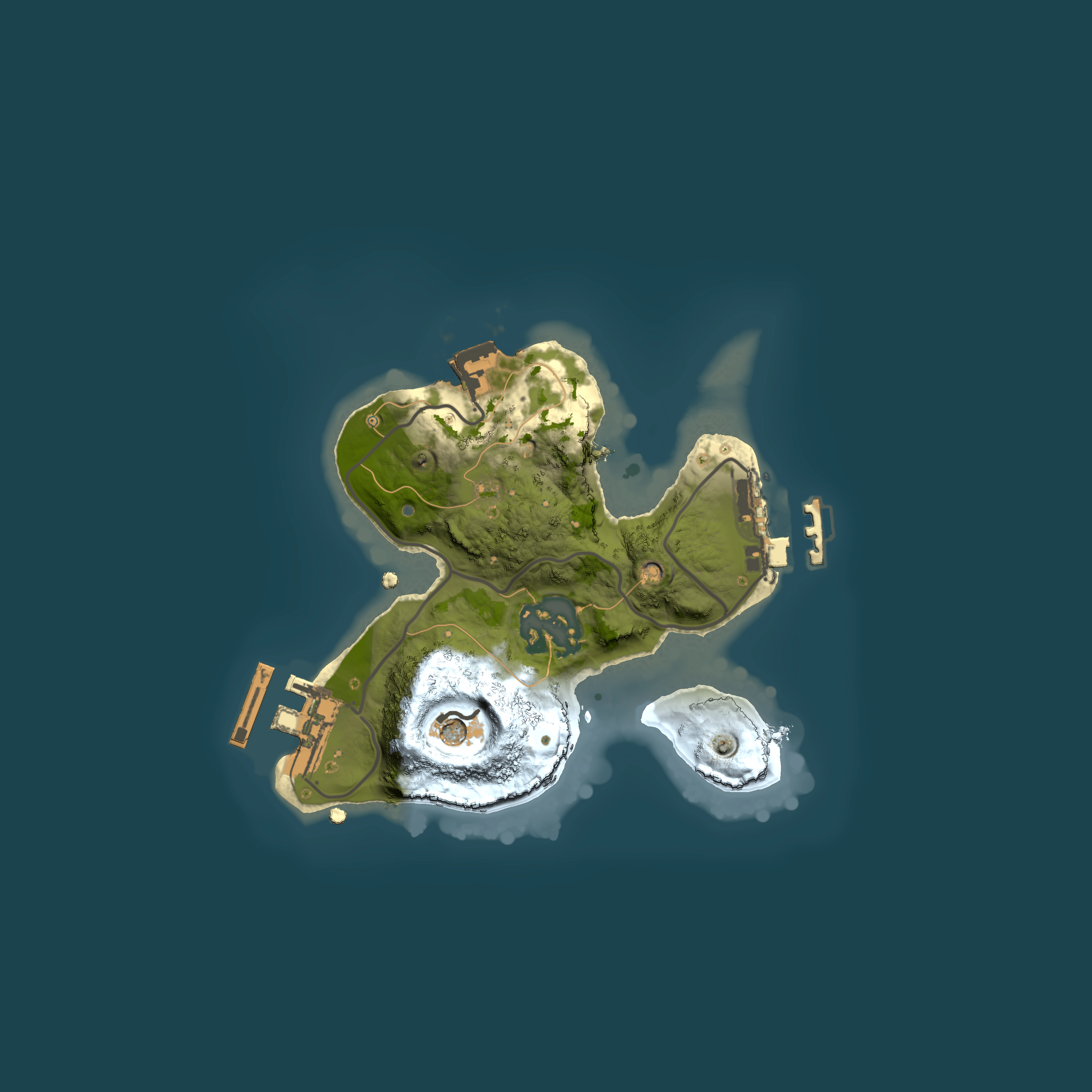 Full top-down render of Rust map seed 1013230994, 1700x1700m