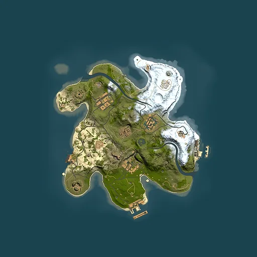 Rust map seed 68882113, 2500x2500m top-down preview