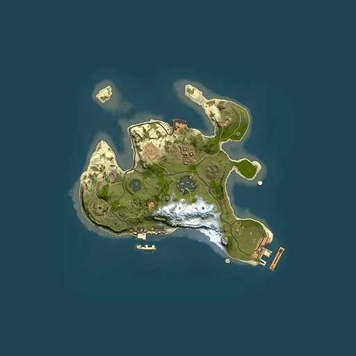Rust map seed 275444136, 2000x2000m top-down preview