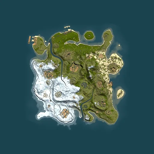 Rust map seed 1676147582, 3000x3000m top-down preview