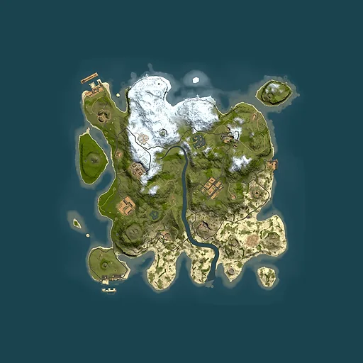 Rust map seed 1762527447, 3000x3000m top-down preview