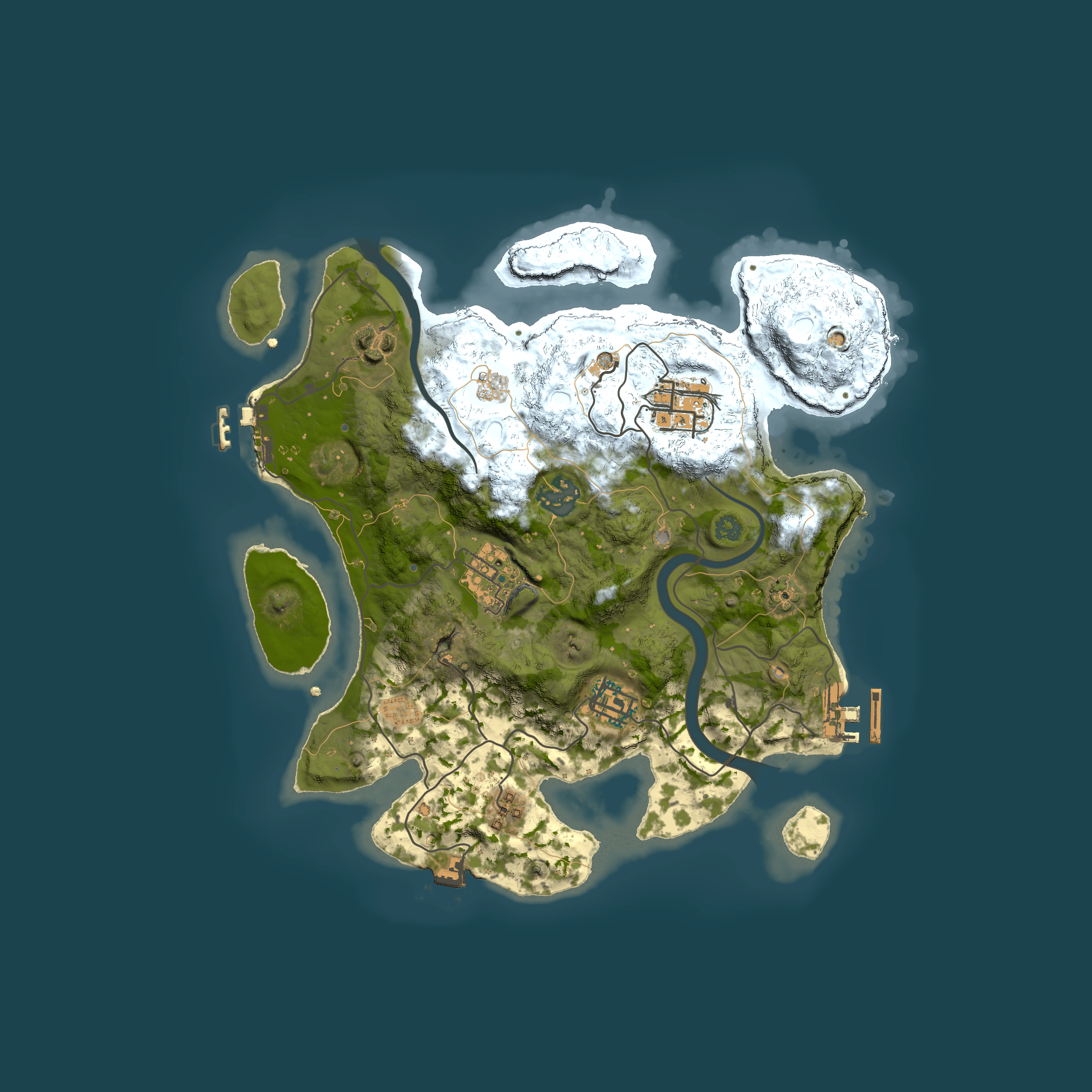 Full top-down render of Rust map seed 569025676, 3000x3000m