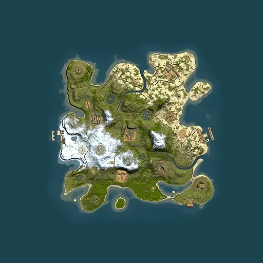 Rust map seed 1670913762, 3000x3000m top-down preview
