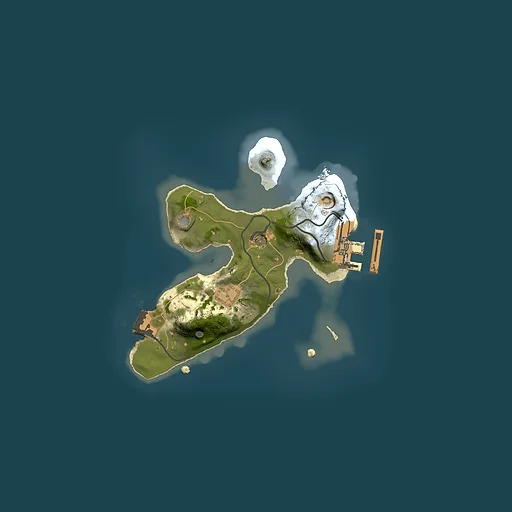 Rust map seed 550136634, 1500x1500m top-down preview