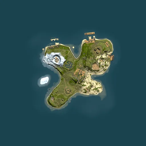 Rust map seed 1175159905, 2000x2000m top-down preview