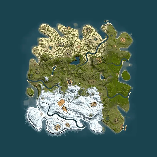 Rust map seed 684032239, 4500x4500m top-down preview