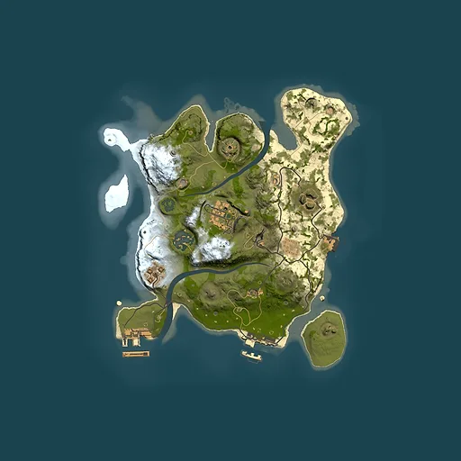 Rust map seed 1547864333, 2500x2500m top-down preview