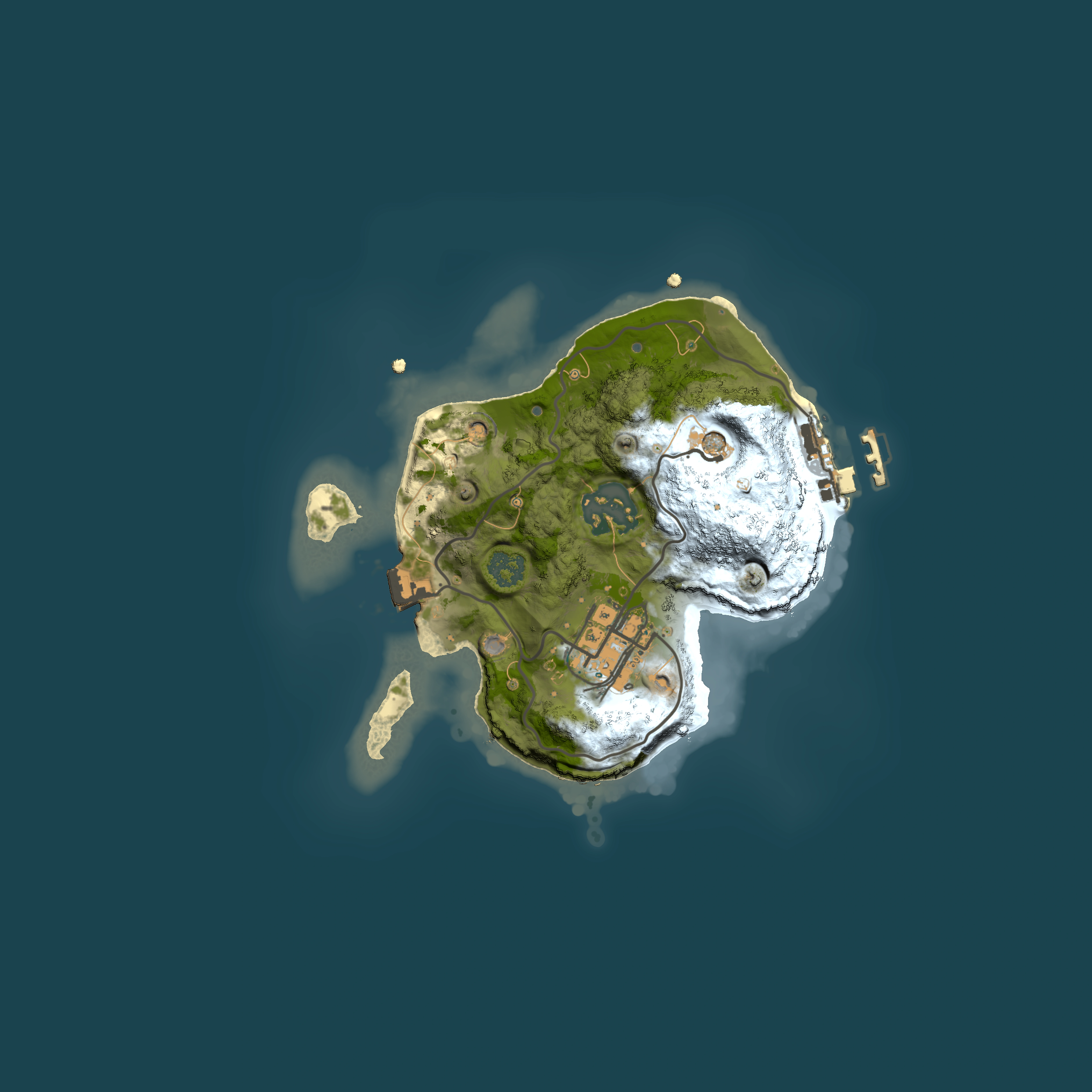 Full top-down render of Rust map seed 968349046, 2000x2000m