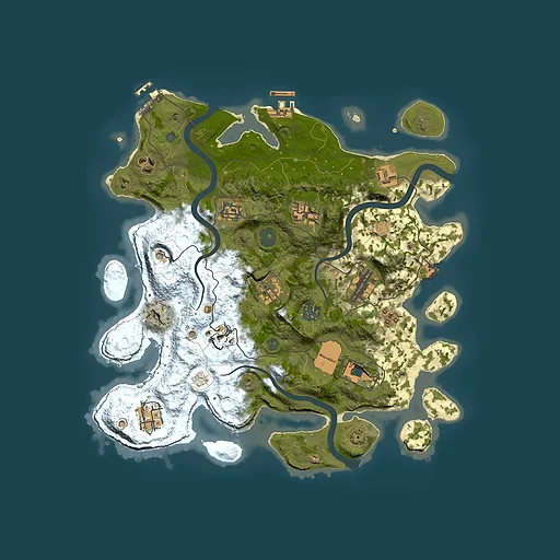 Rust map seed 1480233001, 3500x3500m top-down preview
