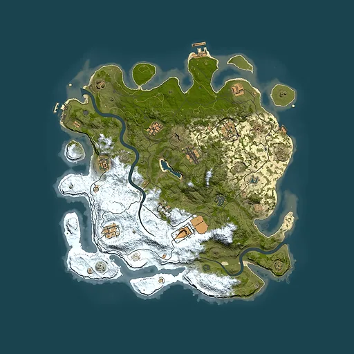 Rust map seed 659971593, 4000x4000m top-down preview