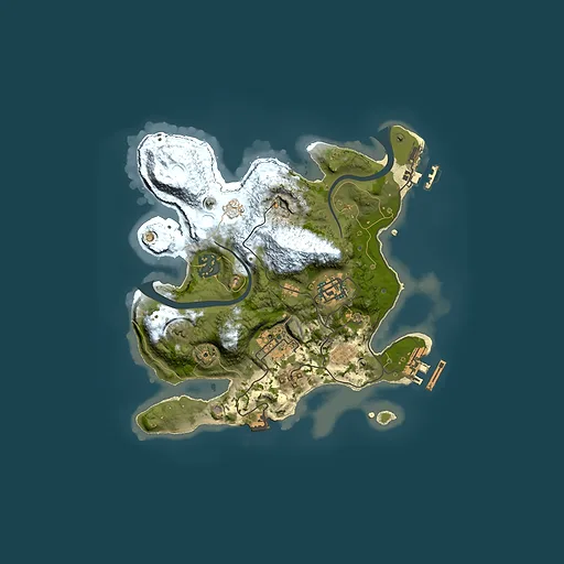 Rust map seed 1901072918, 2500x2500m top-down preview