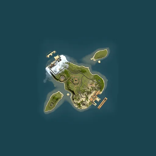 Rust map seed 504984978, 1500x1500m top-down preview