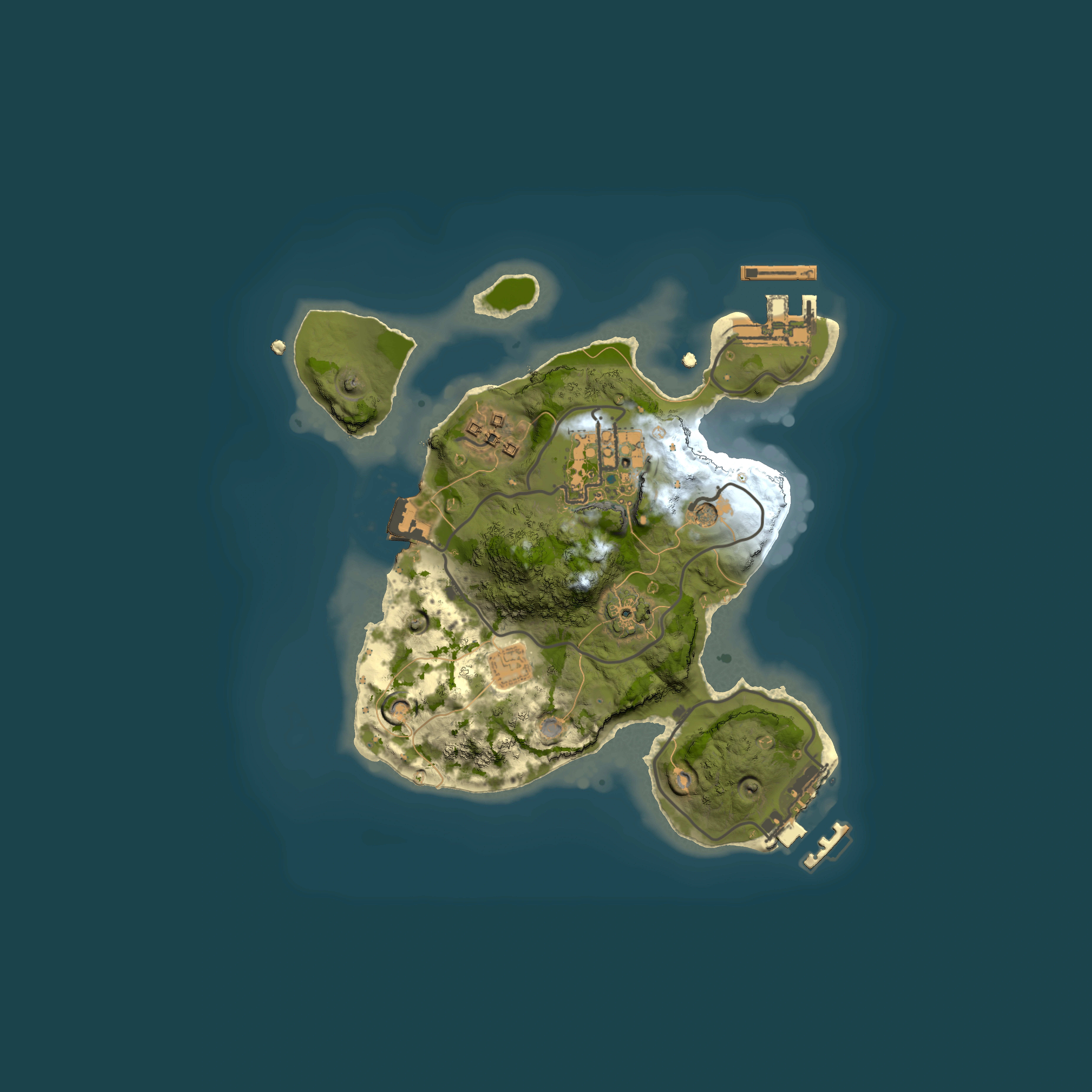 Full top-down render of Rust map seed 1792905408, 2000x2000m