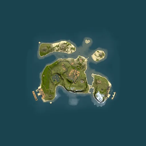 Rust map seed 2129240743, 2000x2000m top-down preview