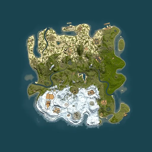 Rust map seed 1686005482, 4000x4000m top-down preview