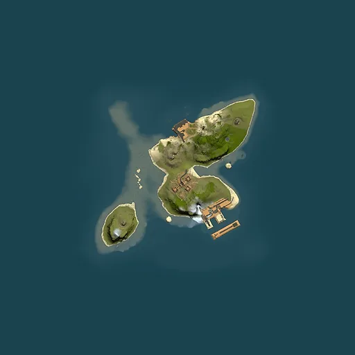 Rust map seed 2051460872, 1500x1500m top-down preview