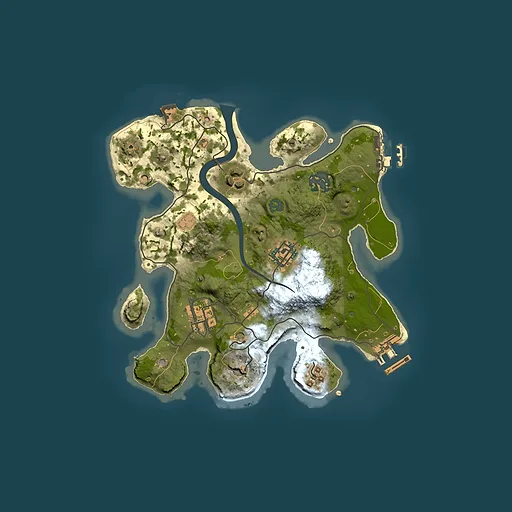 Rust map seed 1388674189, 2500x2500m top-down preview