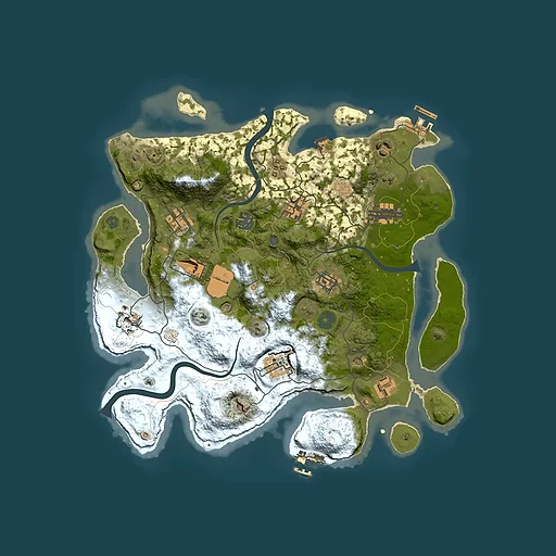 Rust map seed 832315303, 3500x3500m top-down preview
