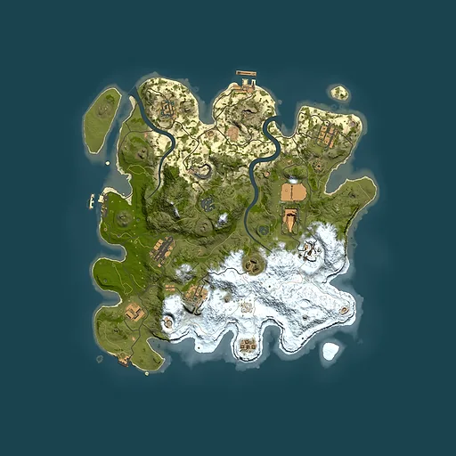 Rust map seed 1755208872, 3500x3500m top-down preview