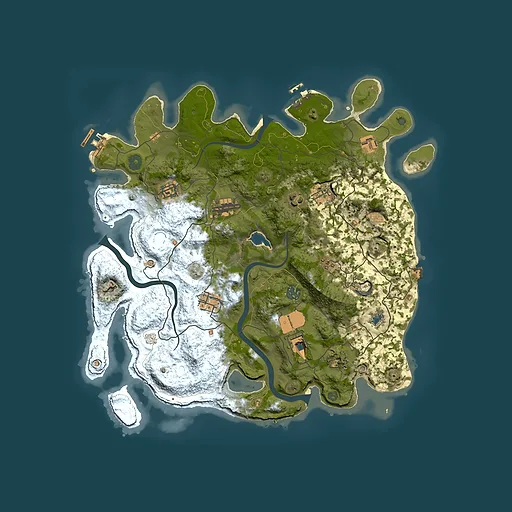 Rust map seed 453493392, 4000x4000m top-down preview