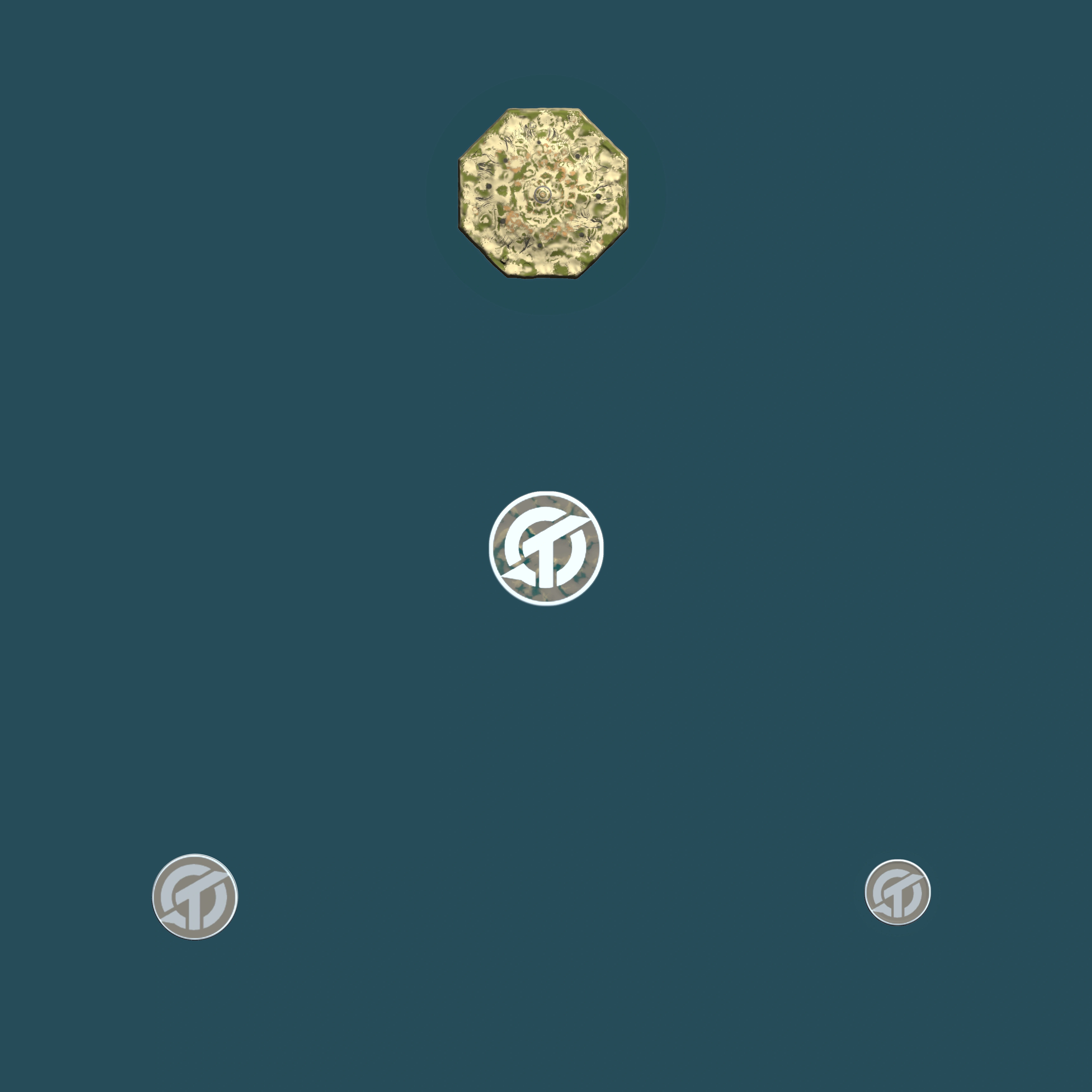 Full top-down render of Rust map seed 1337, 5000x5000m