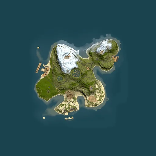 Rust map seed 857794524, 2000x2000m top-down preview