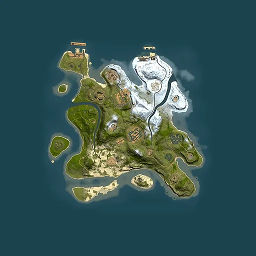 Rust map seed 411441081, 2500x2500m top-down preview