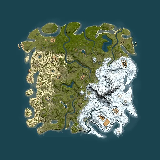 Rust map seed 1035239616, 5000x5000m top-down preview