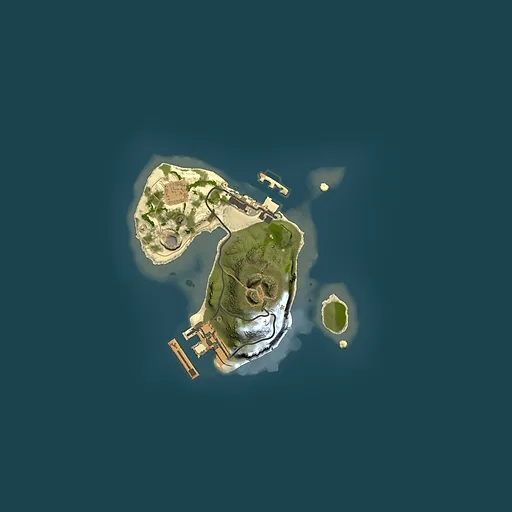 Rust map seed 1740868814, 1500x1500m top-down preview