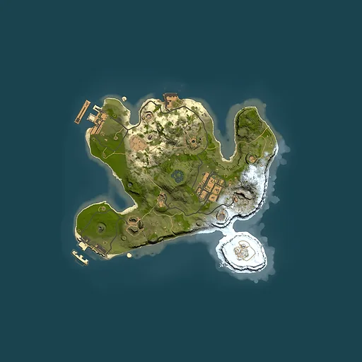 Rust map seed 1845216196, 2000x2000m top-down preview