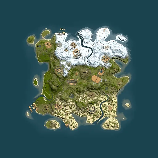Rust map seed 1104101800, 3500x3500m top-down preview