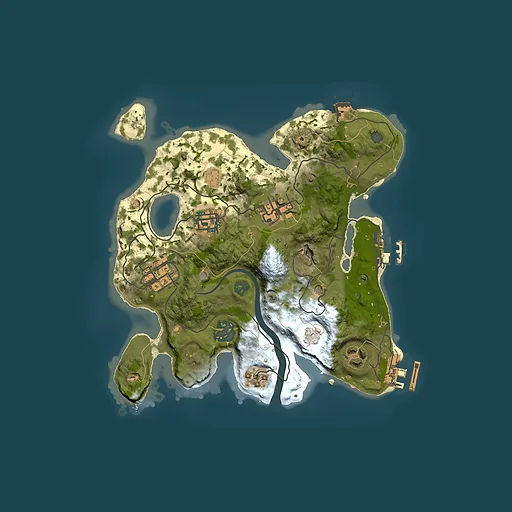 Rust map seed 1546659388, 2500x2500m top-down preview