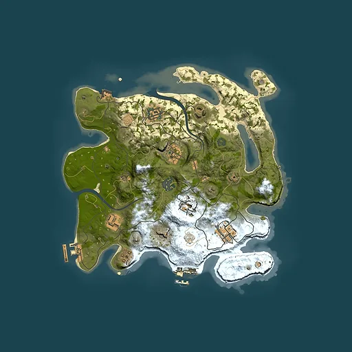 Rust map seed 1750946096, 3000x3000m top-down preview