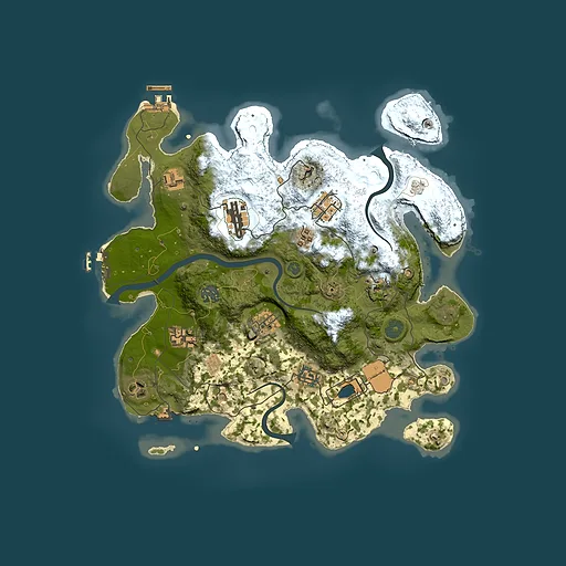 Rust map seed 1618226334, 3500x3500m top-down preview