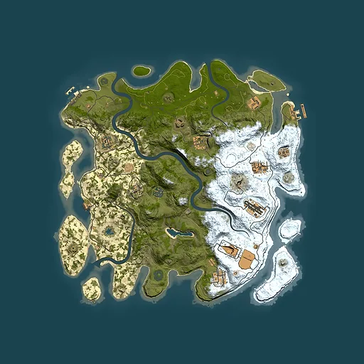 Rust map seed 1175514771, 4000x4000m top-down preview