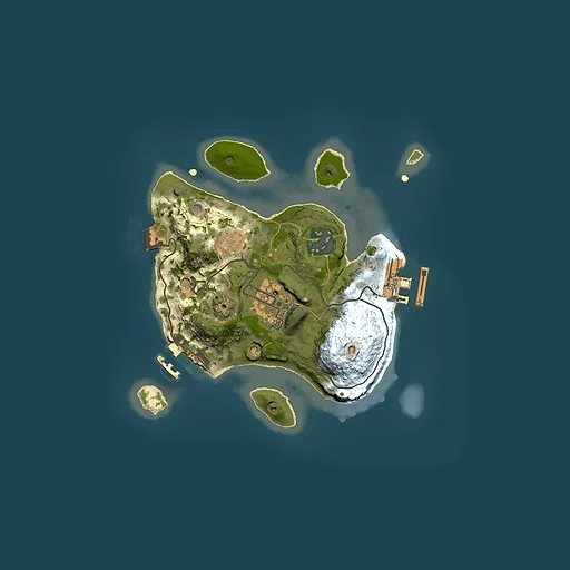 Rust map seed 2051106946, 2000x2000m top-down preview